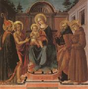 The Virgin and Child Surrounded (mk05) PESELLINO